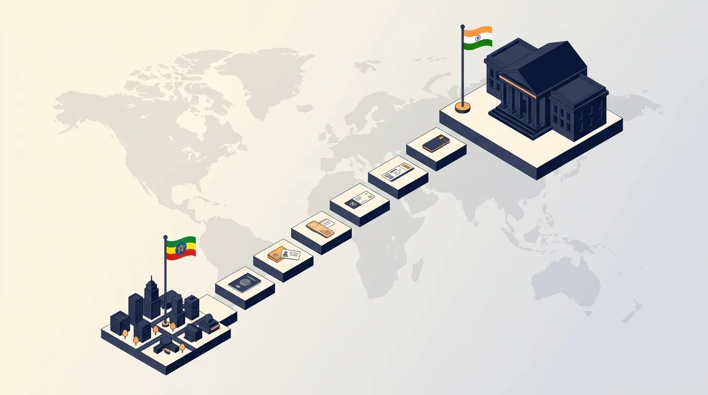 ከኢትዮጵያ ወደ ህንድ ኩባንያ መመዝገብ፦ ሂደት፣ ወጪ እና የጊዜ ሰሌዳ (2026)